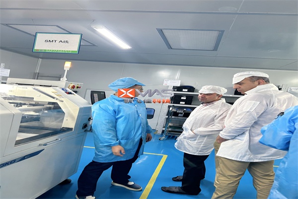 國外客戶到訪我司參觀PCBA加工現(xiàn)場，加深合作共識